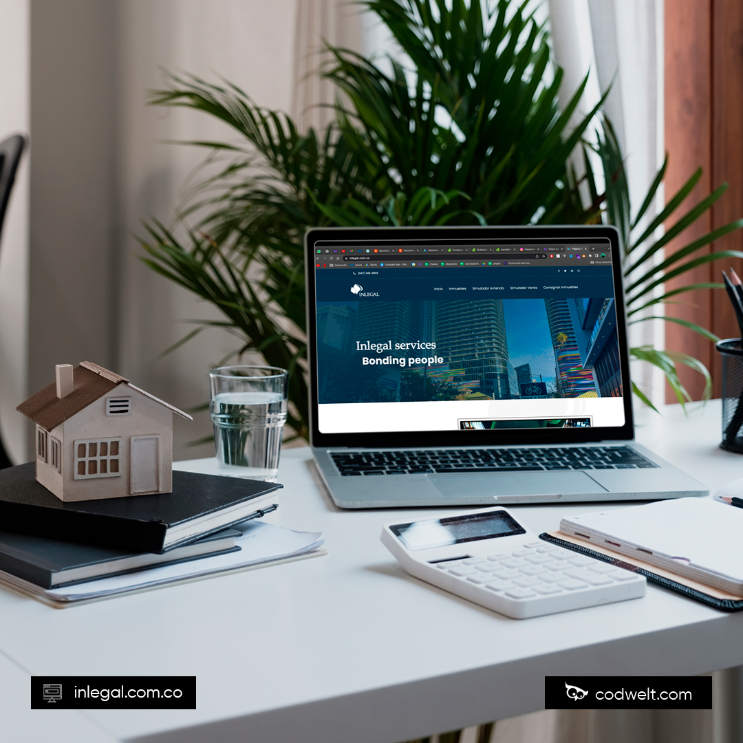 Páginas web inmobiliaria Landing page – inlegal.com.co
